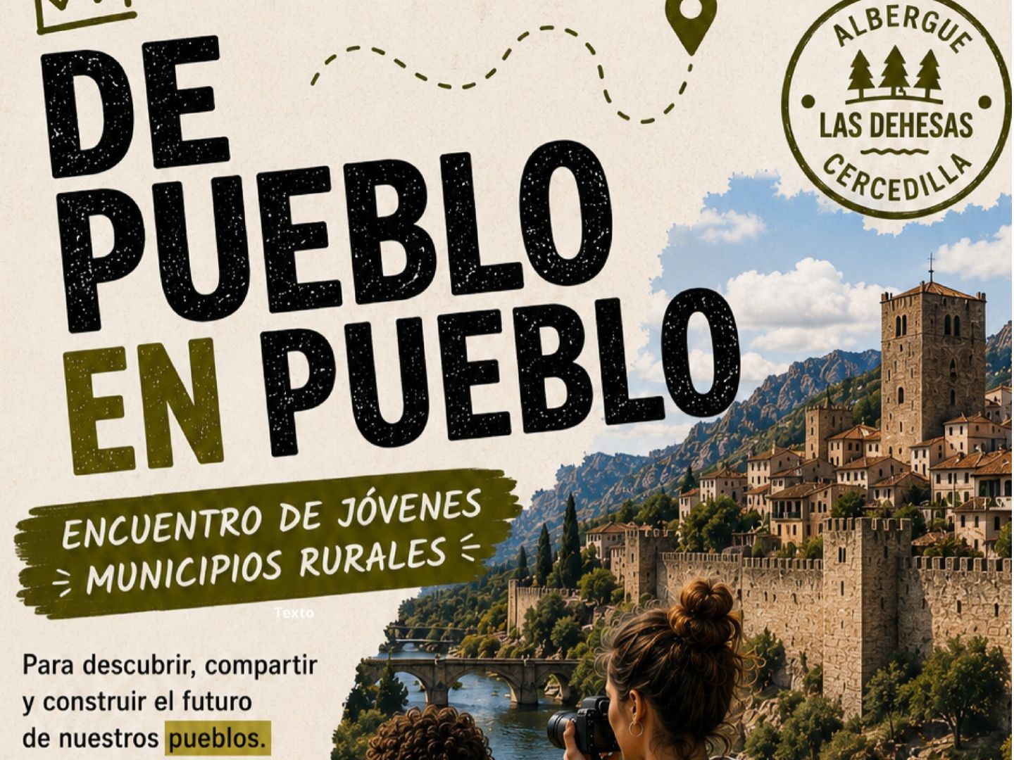 Collado Mediano acoge el encuentro de jóvenes rurales 'De Pueblo en Pueblo'